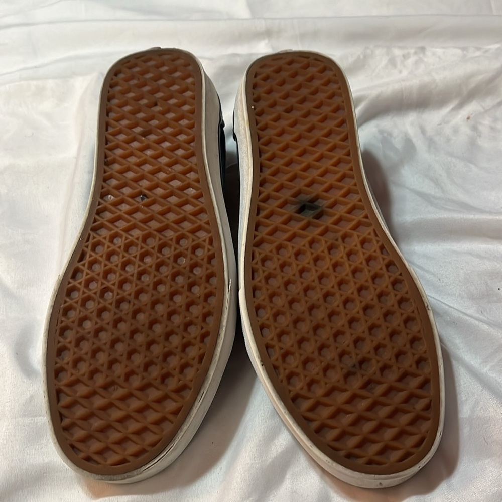 Vans Men Tie Dye Blue Tennis Shoes - Picture 4 of 6